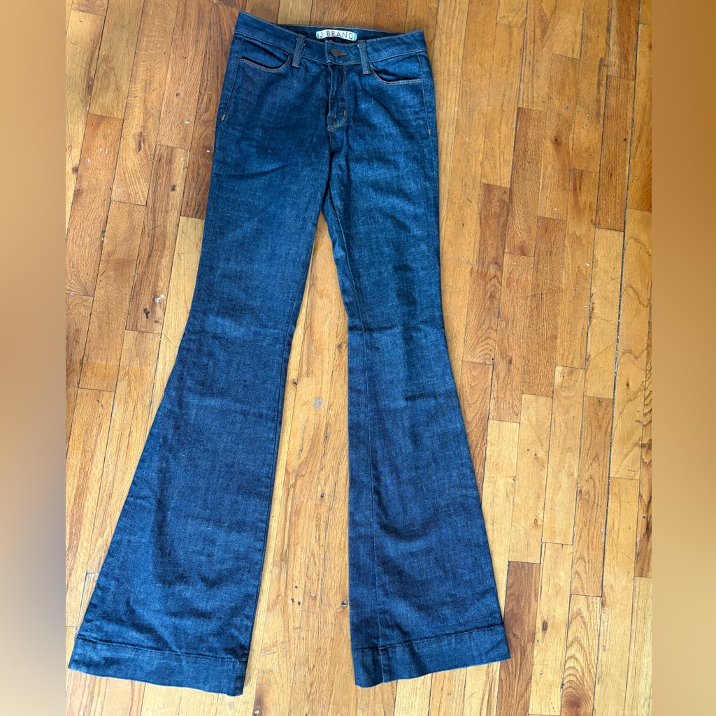 J Brand The Doll Flare Dark Denim 24